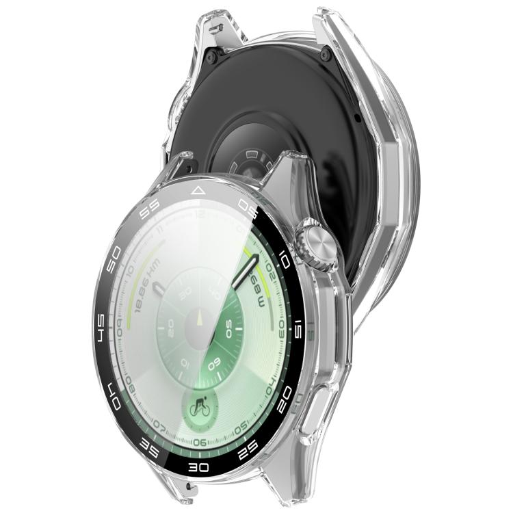 For Huawei Watch GT 6 46mm Scale Style Tempered Glass Film Integrated PC Watch Cover