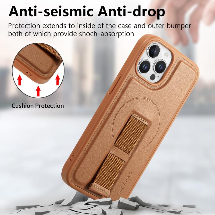 For iPhone 12 Pro Max CaseNeo Finger Grip Wristband MagSafe Back Phone Case