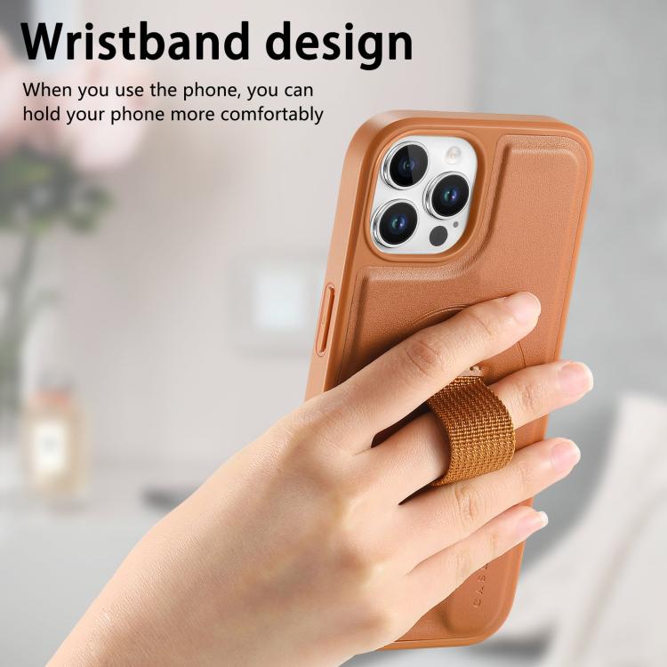 For iPhone 12 Pro Max CaseNeo Finger Grip Wristband MagSafe Back Phone Case