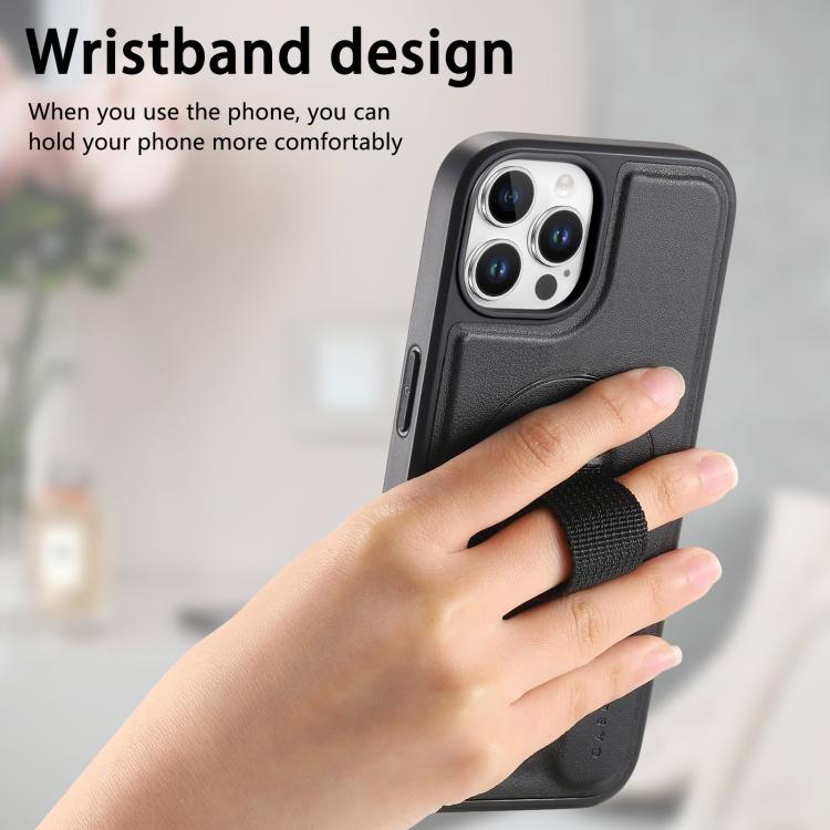For iPhone 12 Pro Max CaseNeo Finger Grip Wristband MagSafe Back Phone Case