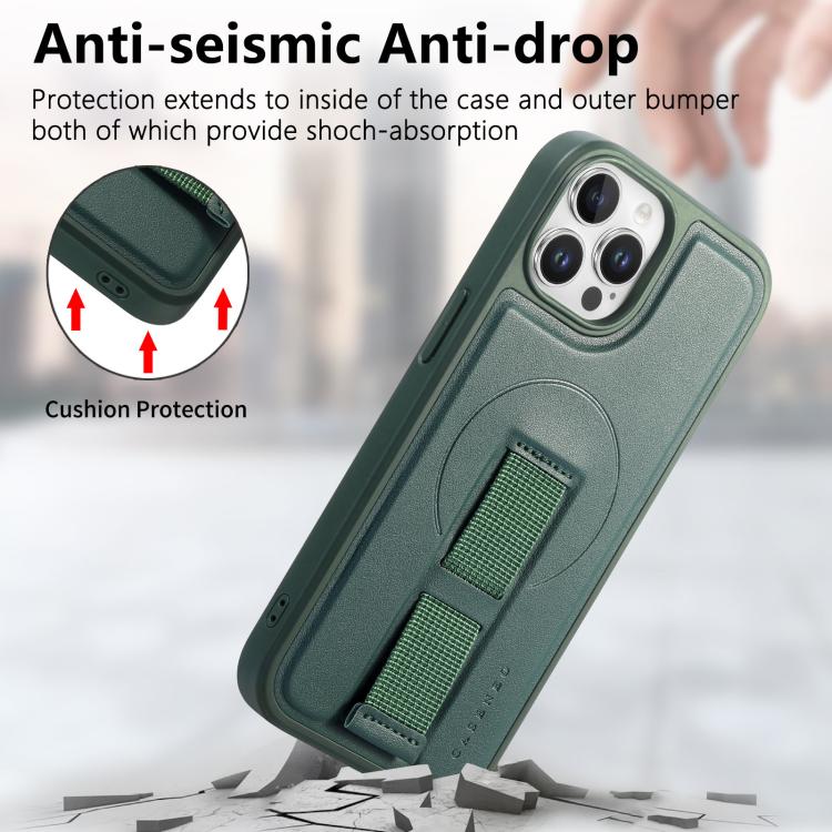 For iPhone 12 Pro Max CaseNeo Finger Grip Wristband MagSafe Back Phone Case