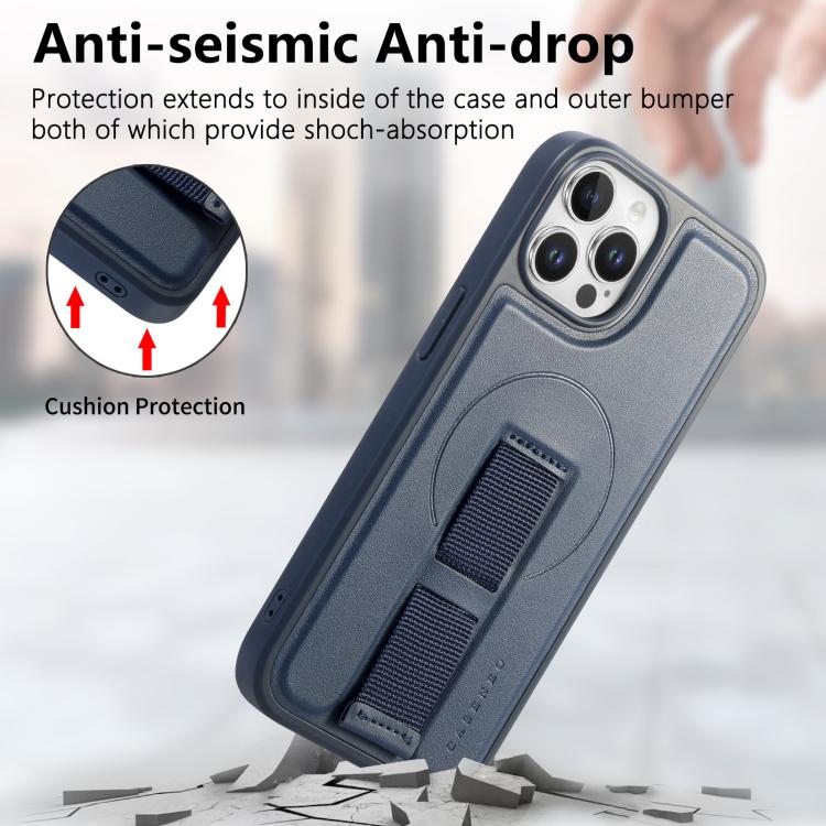For iPhone 12 Pro Max CaseNeo Finger Grip Wristband MagSafe Back Phone Case