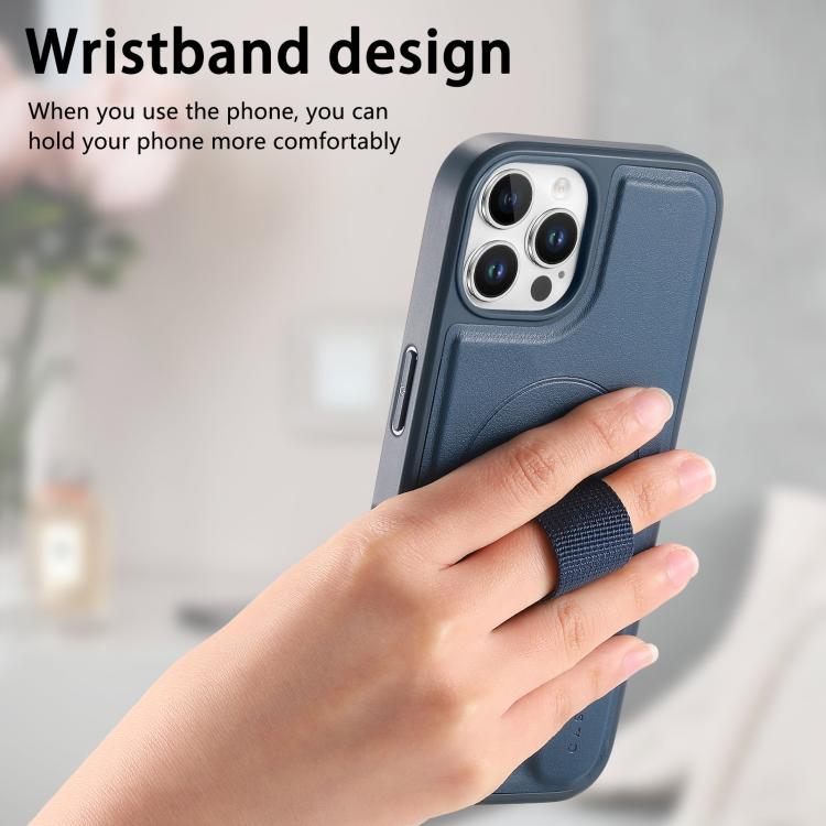 For iPhone 12 Pro Max CaseNeo Finger Grip Wristband MagSafe Back Phone Case