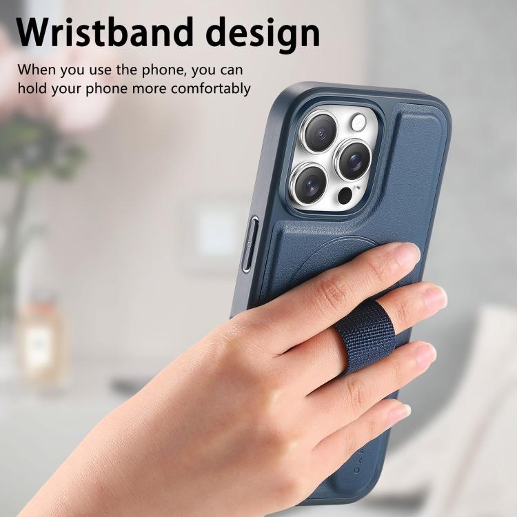 For iPhone 14 Pro CaseNeo Finger Grip Wristband MagSafe Back Phone Case