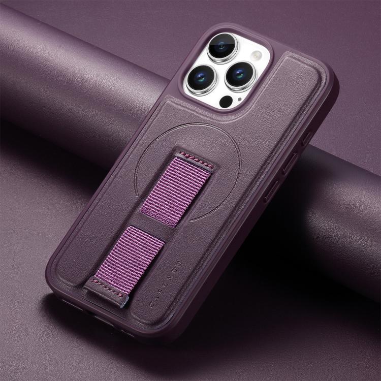 For iPhone 14 Pro Max CaseNeo Finger Grip Wristband MagSafe Back Phone Case