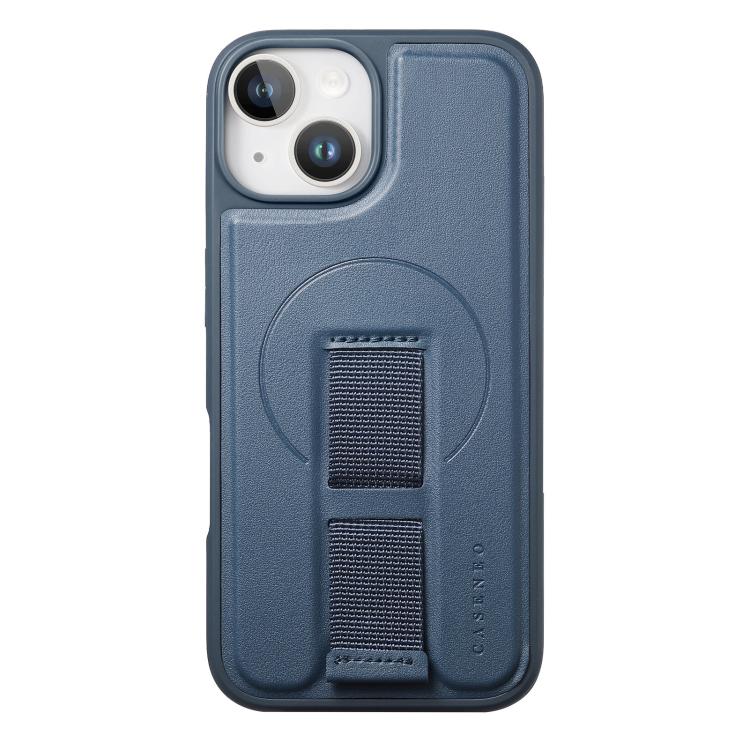 For iPhone 15 CaseNeo Finger Grip Wristband MagSafe Back Phone Case