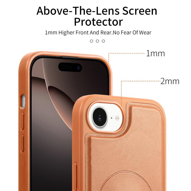 For iPhone 17e / 16e CaseNeo Finger Grip Wristband MagSafe Back Phone Case