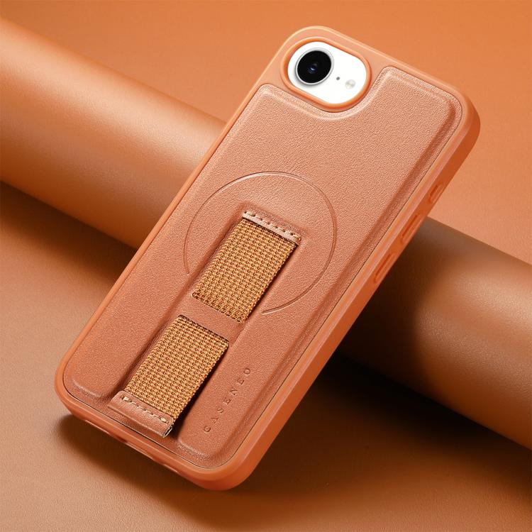 For iPhone 17e / 16e CaseNeo Finger Grip Wristband MagSafe Back Phone Case