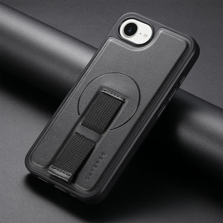 For iPhone 17e / 16e CaseNeo Finger Grip Wristband MagSafe Back Phone Case