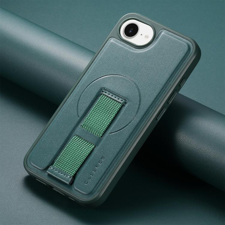 For iPhone 17e / 16e CaseNeo Finger Grip Wristband MagSafe Back Phone Case