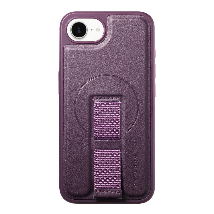 For iPhone 17e / 16e CaseNeo Finger Grip Wristband MagSafe Back Phone Case