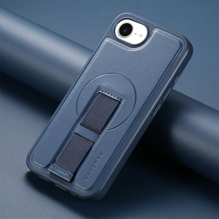 For iPhone 17e / 16e CaseNeo Finger Grip Wristband MagSafe Back Phone Case