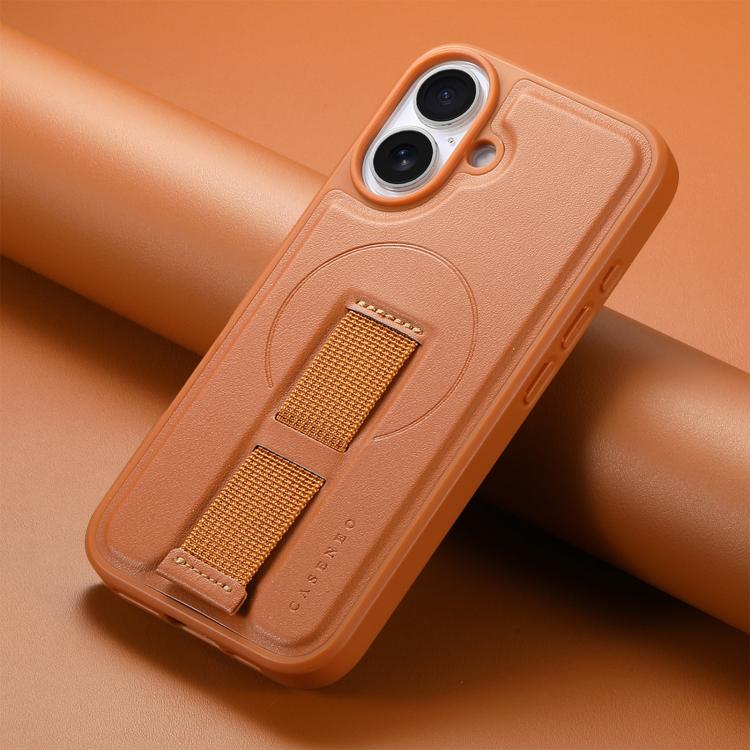 For iPhone 17 CaseNeo Finger Grip Wristband MagSafe Back Phone Case