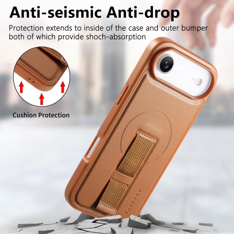 For iPhone Air CaseNeo Finger Grip Wristband MagSafe Back Phone Case
