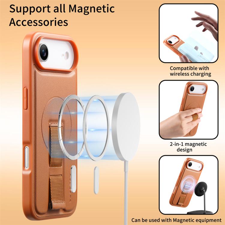 For iPhone Air CaseNeo Finger Grip Wristband MagSafe Back Phone Case
