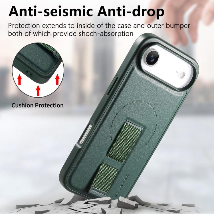 For iPhone Air CaseNeo Finger Grip Wristband MagSafe Back Phone Case