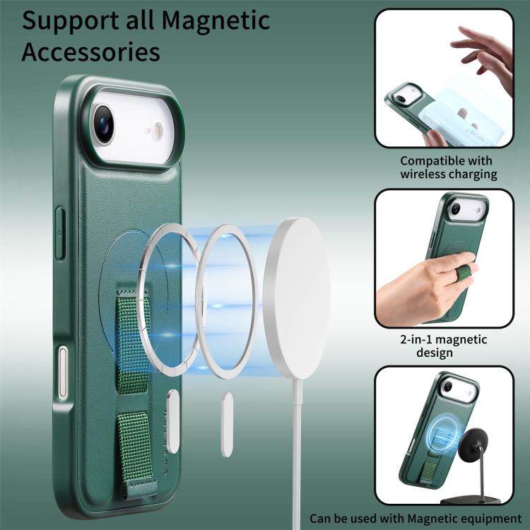 For iPhone Air CaseNeo Finger Grip Wristband MagSafe Back Phone Case