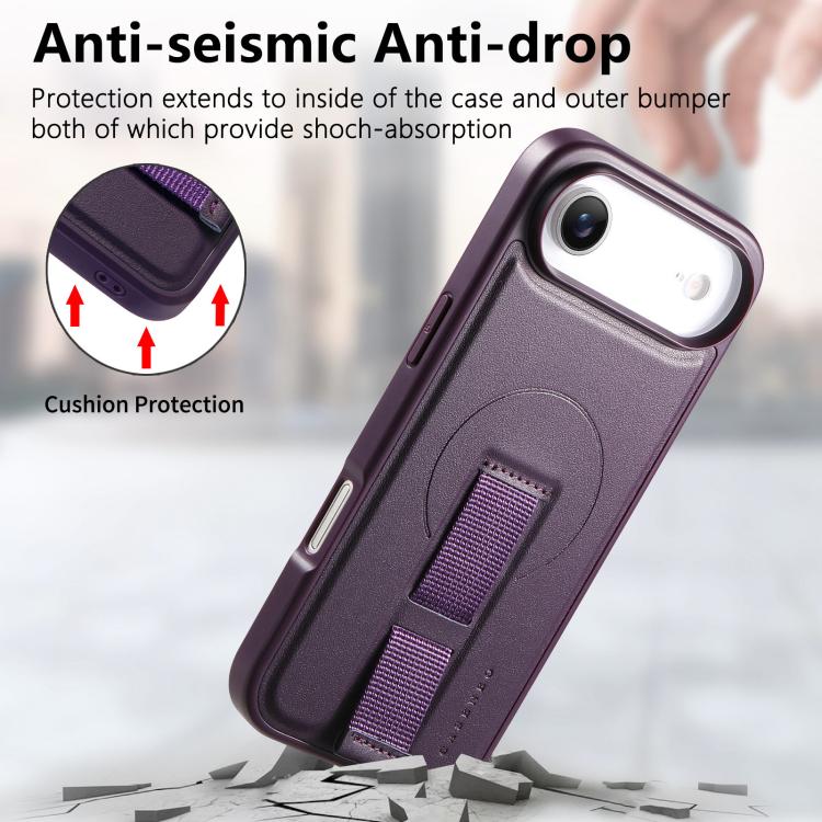 For iPhone Air CaseNeo Finger Grip Wristband MagSafe Back Phone Case