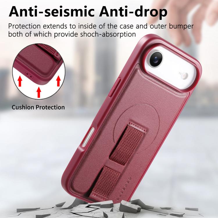 For iPhone Air CaseNeo Finger Grip Wristband MagSafe Back Phone Case