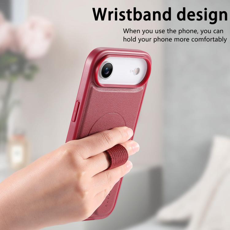 For iPhone Air CaseNeo Finger Grip Wristband MagSafe Back Phone Case