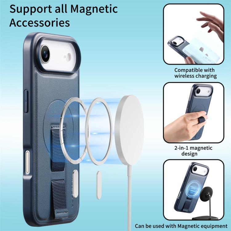 For iPhone Air CaseNeo Finger Grip Wristband MagSafe Back Phone Case