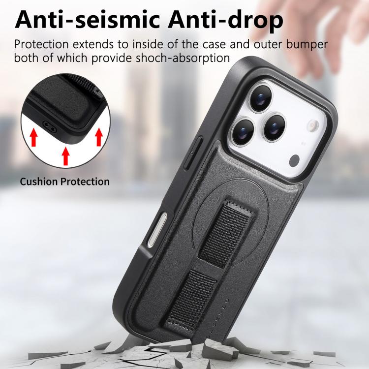 For iPhone 17 Pro Max CaseNeo Finger Grip Wristband MagSafe Back Phone Case