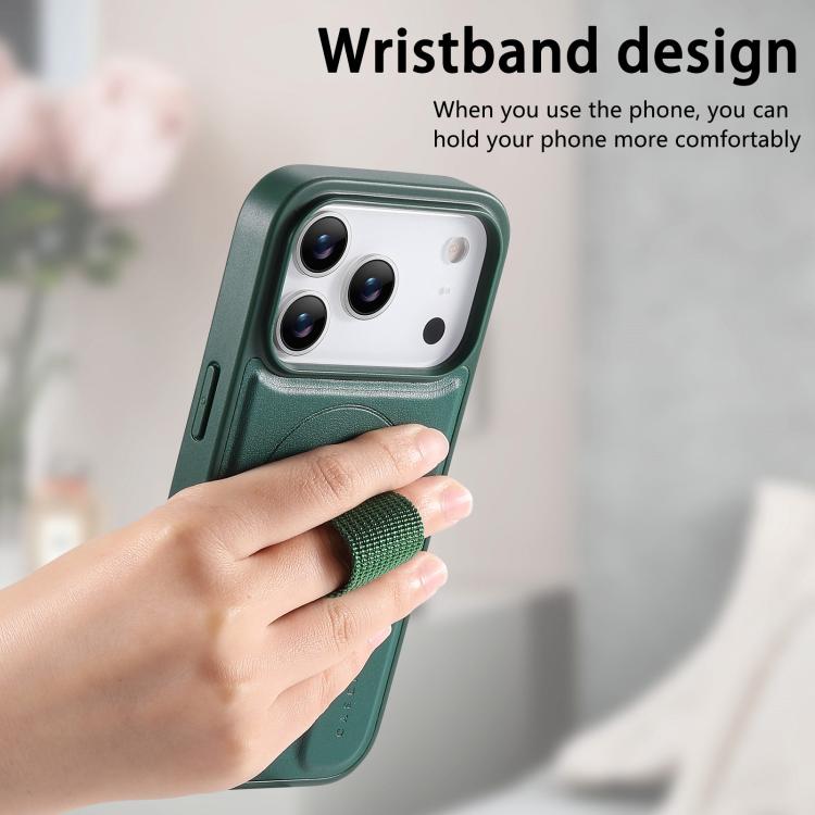 For iPhone 17 Pro Max CaseNeo Finger Grip Wristband MagSafe Back Phone Case