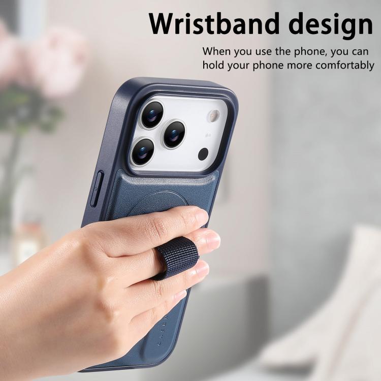 For iPhone 17 Pro Max CaseNeo Finger Grip Wristband MagSafe Back Phone Case