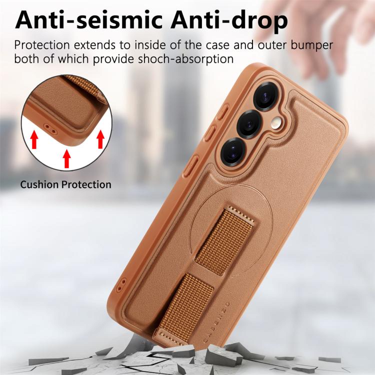 For Samsung Galaxy S24 / S25 5G CaseNeo Finger Grip Strap MagSafe Back Phone Case