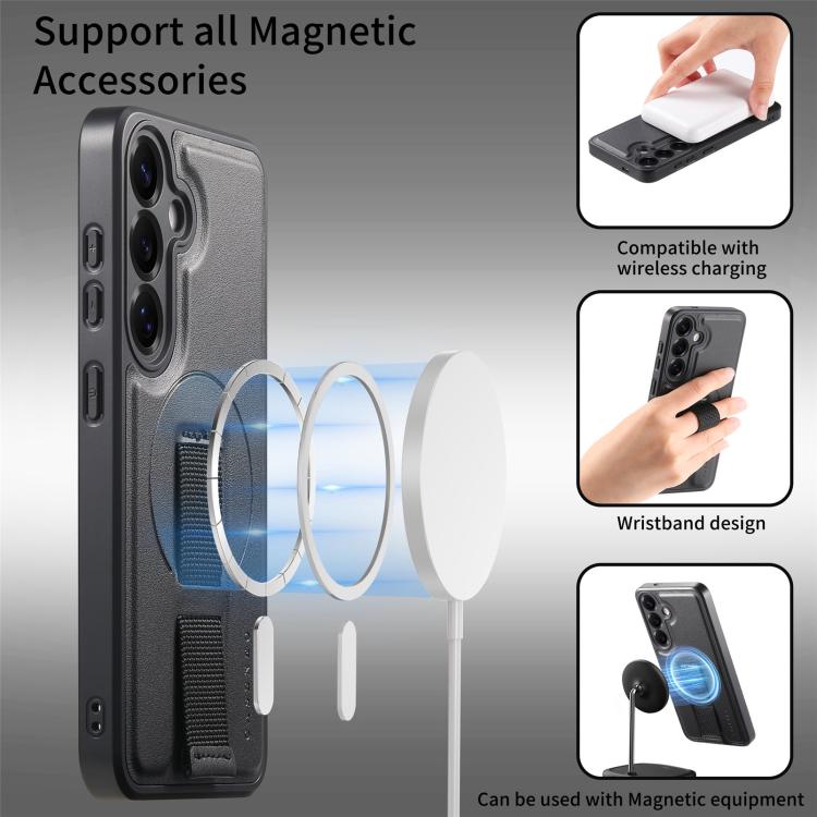 For Samsung Galaxy S24+ / S25+ 5G CaseNeo Finger Grip Strap MagSafe Back Phone Case