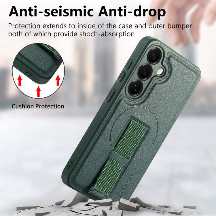 For Samsung Galaxy S24+ / S25+ 5G CaseNeo Finger Grip Strap MagSafe Back Phone Case