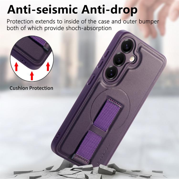 For Samsung Galaxy S24+ / S25+ 5G CaseNeo Finger Grip Strap MagSafe Back Phone Case