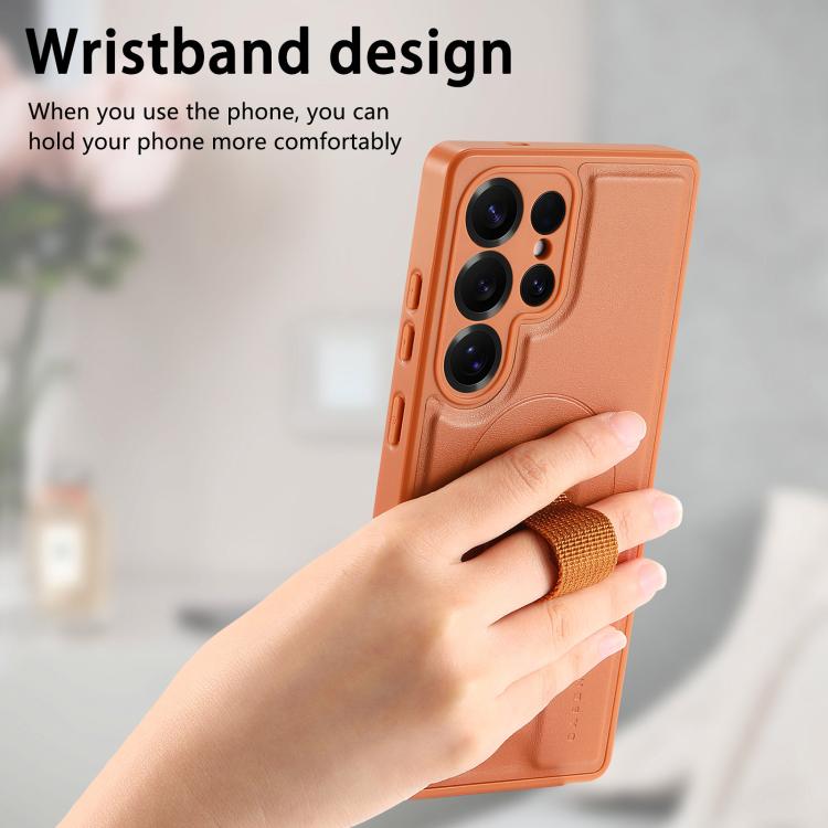 For Samsung Galaxy S25 Ultra 5G CaseNeo Finger Grip Strap MagSafe Back Phone Case