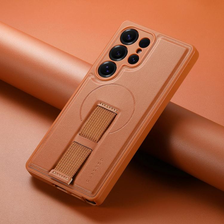 For Samsung Galaxy S25 Ultra 5G CaseNeo Finger Grip Strap MagSafe Back Phone Case