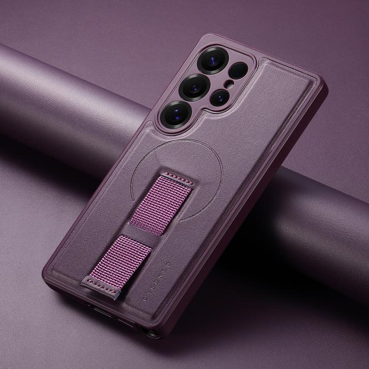 For Samsung Galaxy S25 Ultra 5G CaseNeo Finger Grip Strap MagSafe Back Phone Case