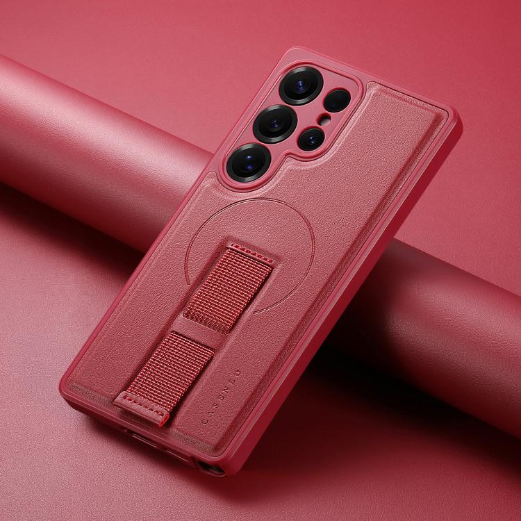For Samsung Galaxy S25 Ultra 5G CaseNeo Finger Grip Strap MagSafe Back Phone Case