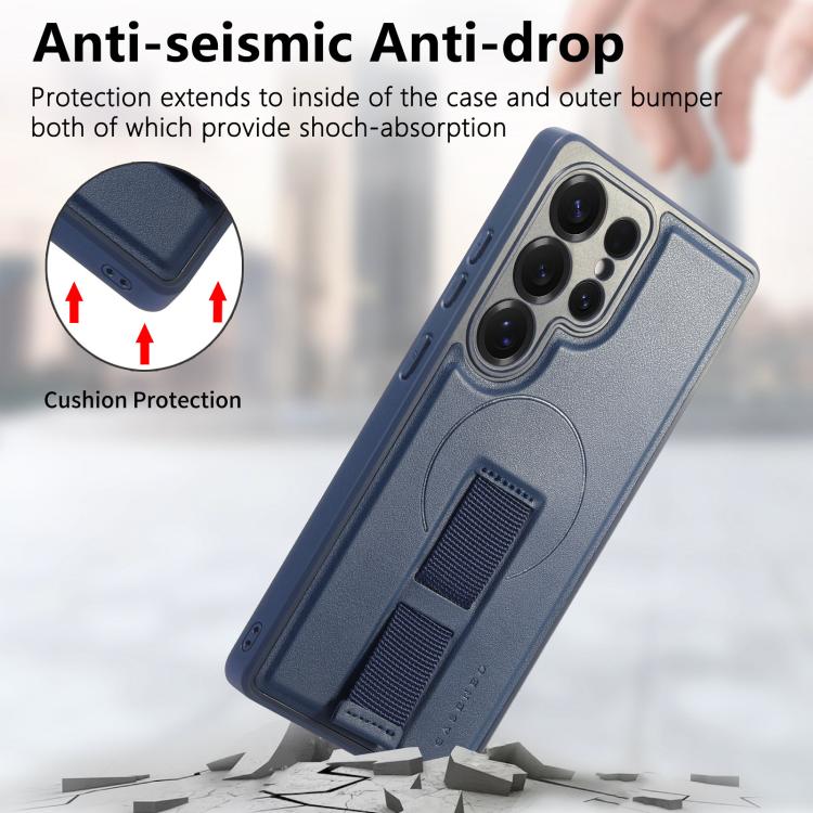 For Samsung Galaxy S25 Ultra 5G CaseNeo Finger Grip Strap MagSafe Back Phone Case