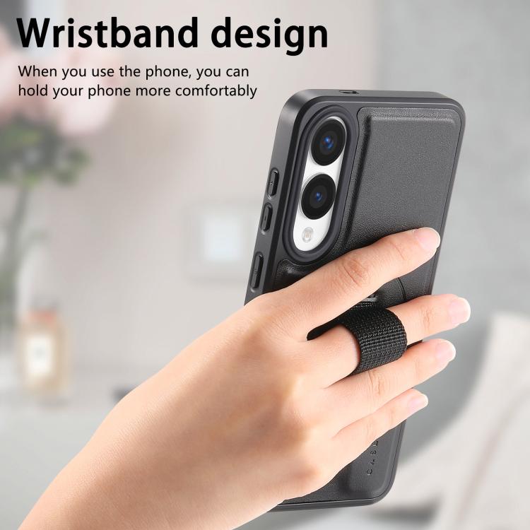 For Samsung Galaxy S25 Edge 5G CaseNeo Finger Grip Strap MagSafe Back Phone Case
