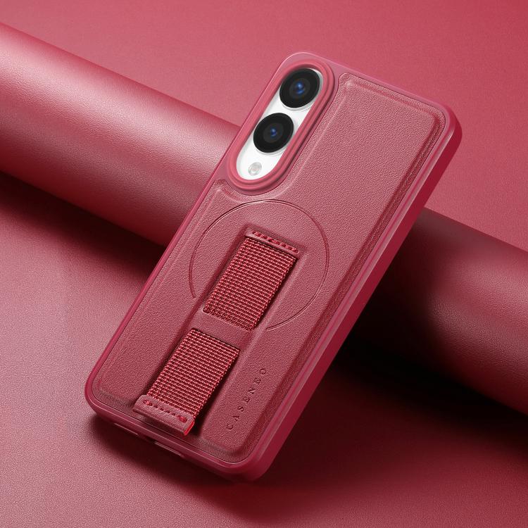 For Samsung Galaxy S25 Edge 5G CaseNeo Finger Grip Strap MagSafe Back Phone Case