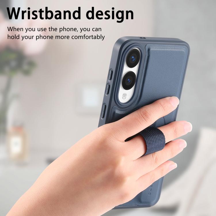 For Samsung Galaxy S25 Edge 5G CaseNeo Finger Grip Strap MagSafe Back Phone Case