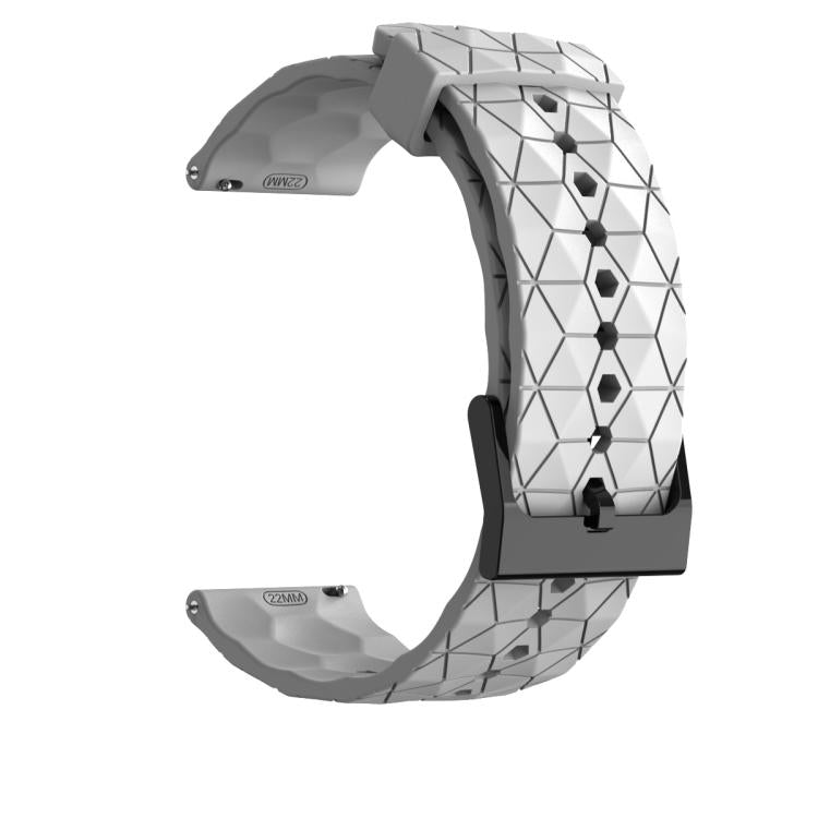 For Amazfit T-Rex 3 Pro 48mm Football Texture Solid Color Silicone Watch Band