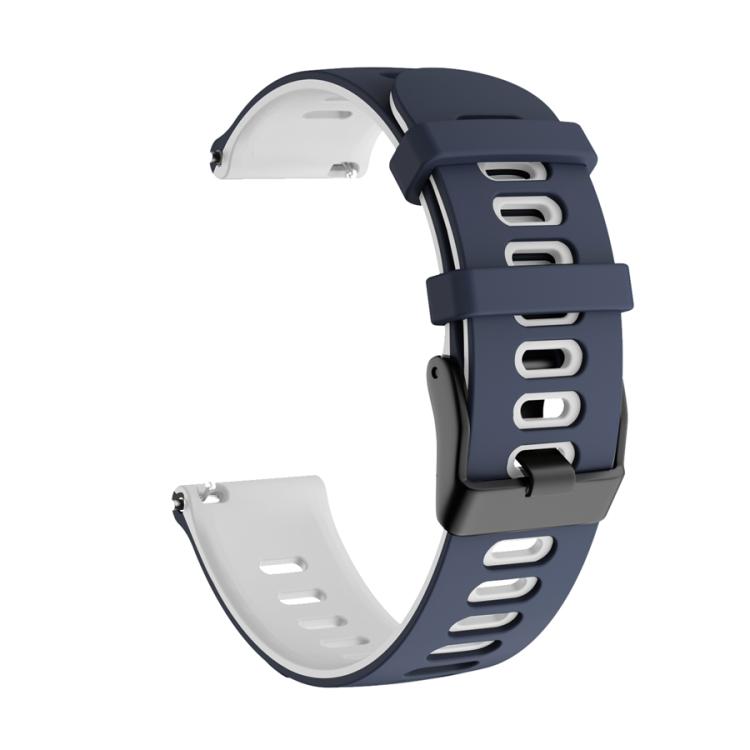 For Amazfit T-Rex 3 Pro 48mm Black Buckle Two Color Silicone Watch Band