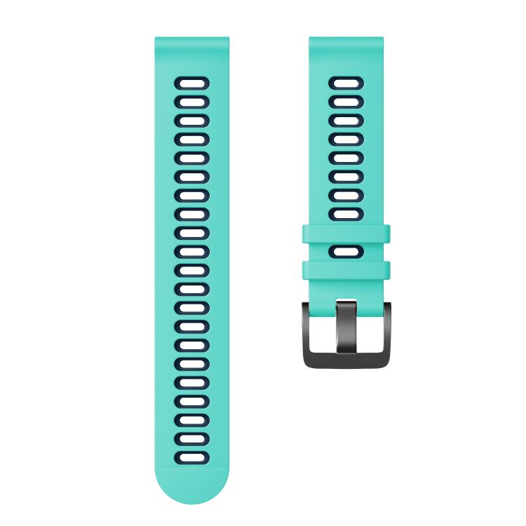 For Amazfit T-Rex 3 Pro 48mm Black Buckle Two Color Silicone Watch Band