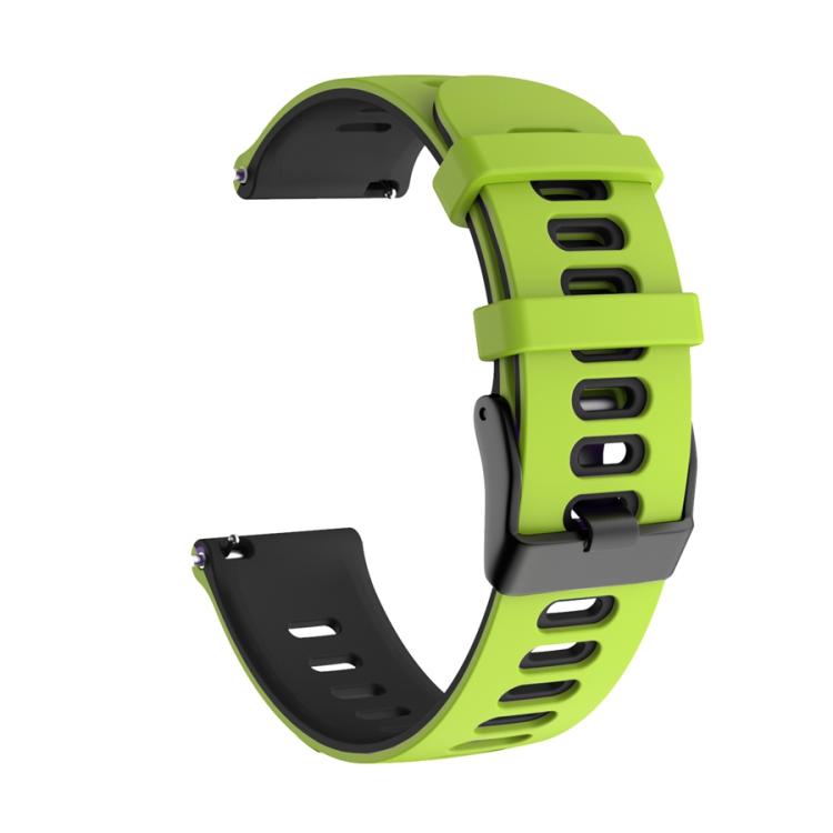 For Amazfit T-Rex 3 Pro 48mm Black Buckle Two Color Silicone Watch Band