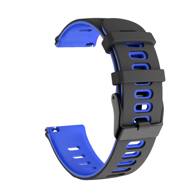 For Amazfit T-Rex 3 Pro 48mm Black Buckle Two Color Silicone Watch Band