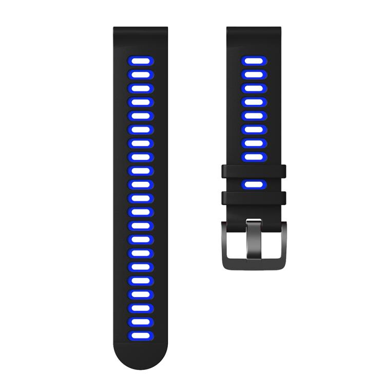 For Amazfit T-Rex 3 Pro 48mm Black Buckle Two Color Silicone Watch Band