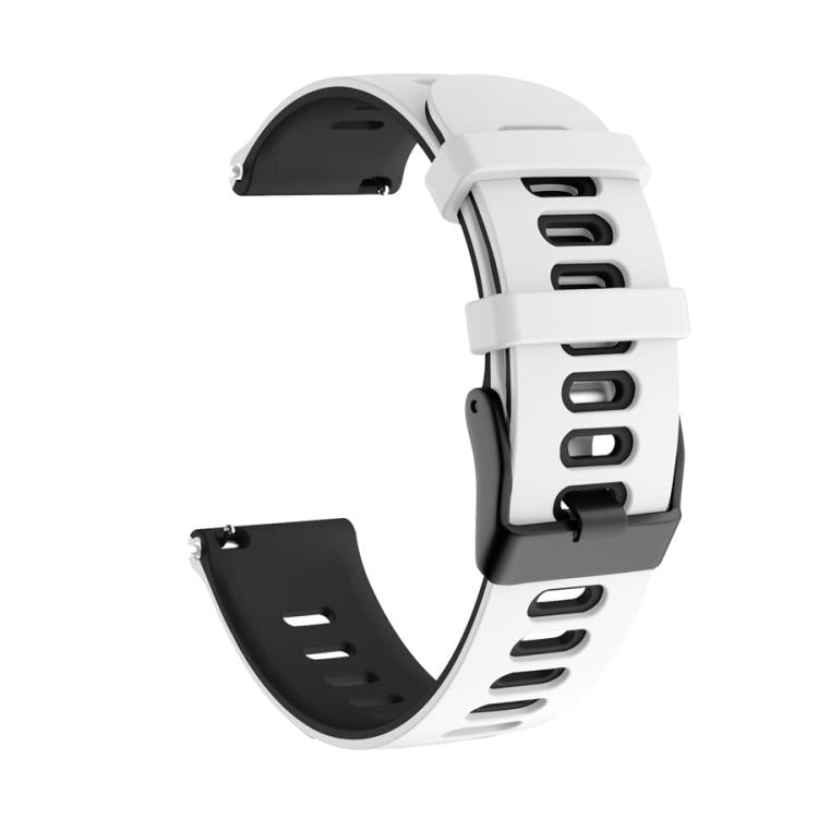 For Amazfit T-Rex 3 Pro 48mm Black Buckle Two Color Silicone Watch Band