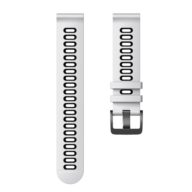 For Amazfit T-Rex 3 Pro 48mm Black Buckle Two Color Silicone Watch Band