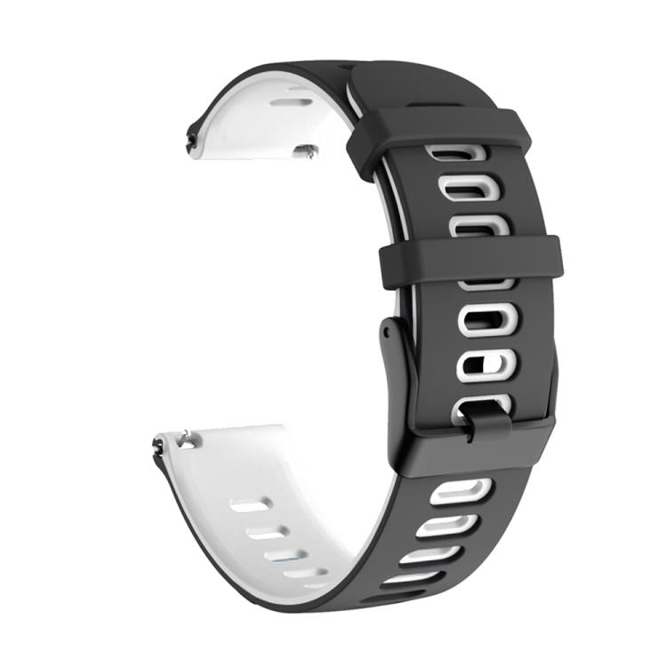 For Amazfit T-Rex 3 Pro 48mm Black Buckle Two Color Silicone Watch Band
