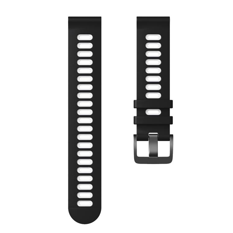 For Amazfit T-Rex 3 Pro 48mm Black Buckle Two Color Silicone Watch Band